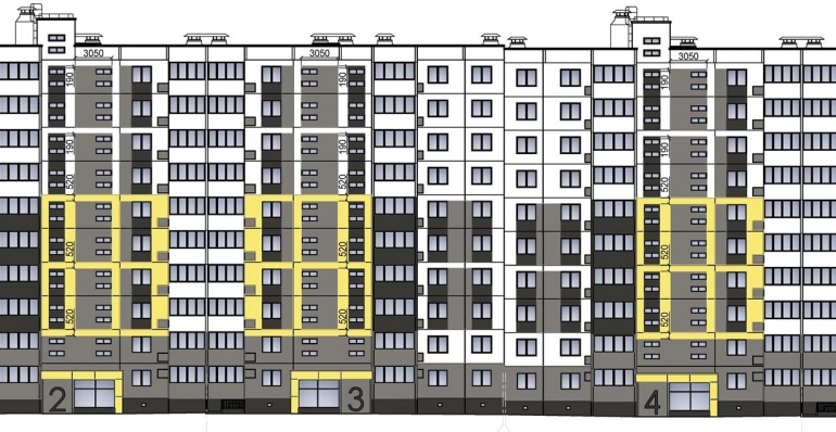 Жилой дом по ул.Косарева в г.Гомеле (поз.2)
